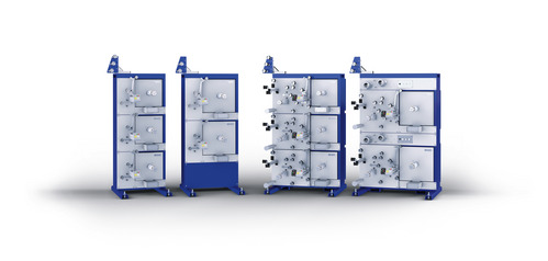 Examples of frame units of the winding machine SAHM 460Xe Series