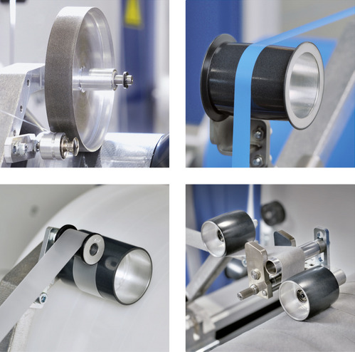Different rollers of the SAHM 411XE