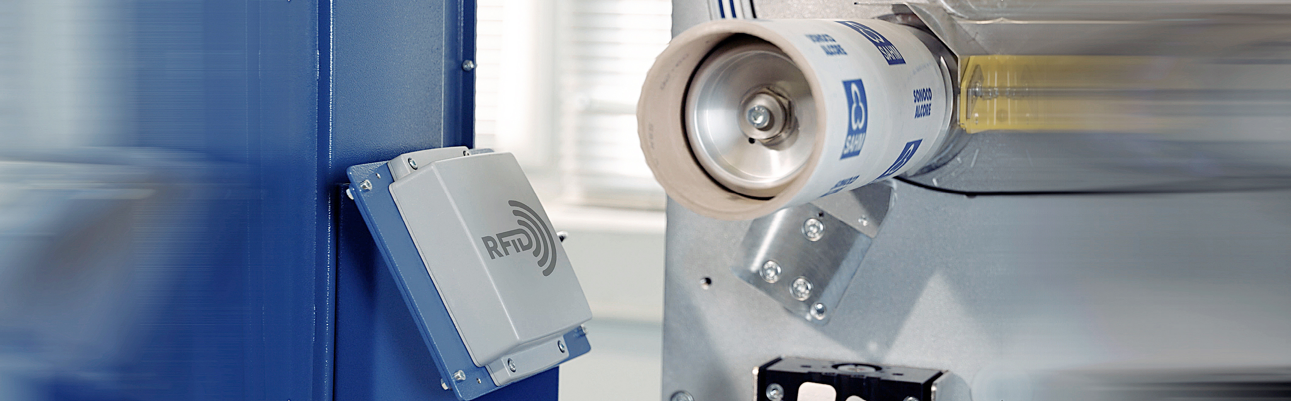 Textile tube identification technology SAHM winder with textile tube identification technology